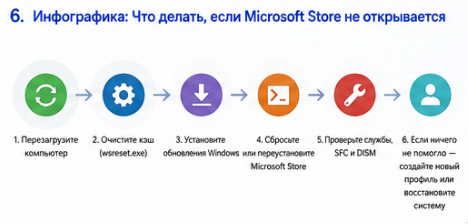 microsoft store не работает