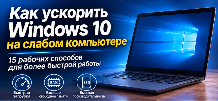 Как ускорить Windows на старом пк