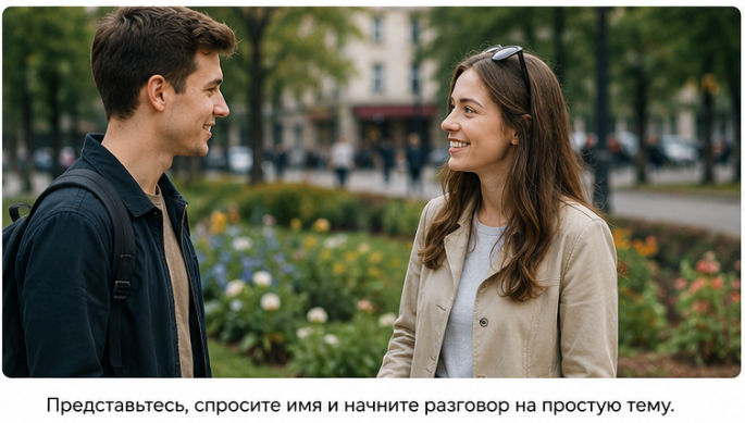 разговор после знакомства с девушкой на улице
