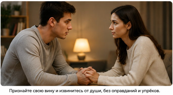 примирение после ссоры и спокойный разговор