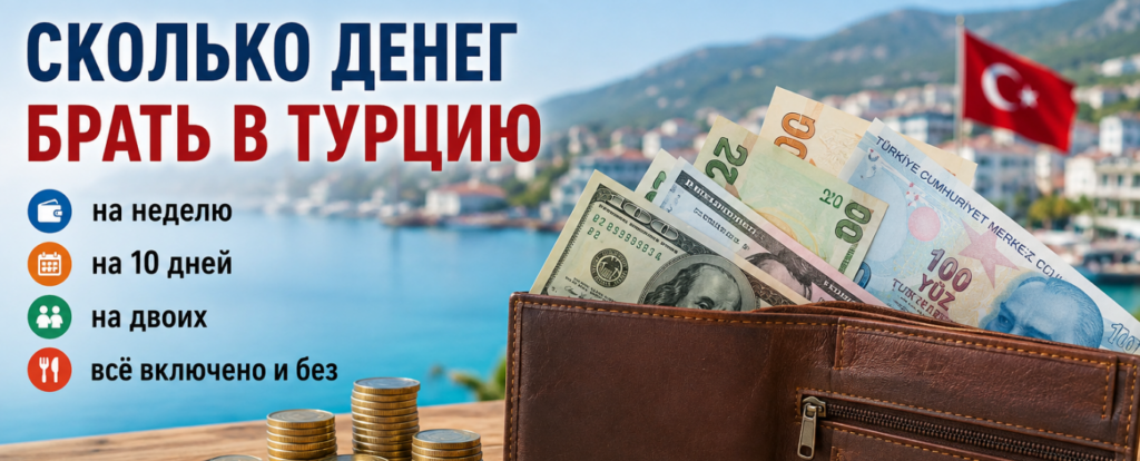 сколько денег брать в Турцию на отдых